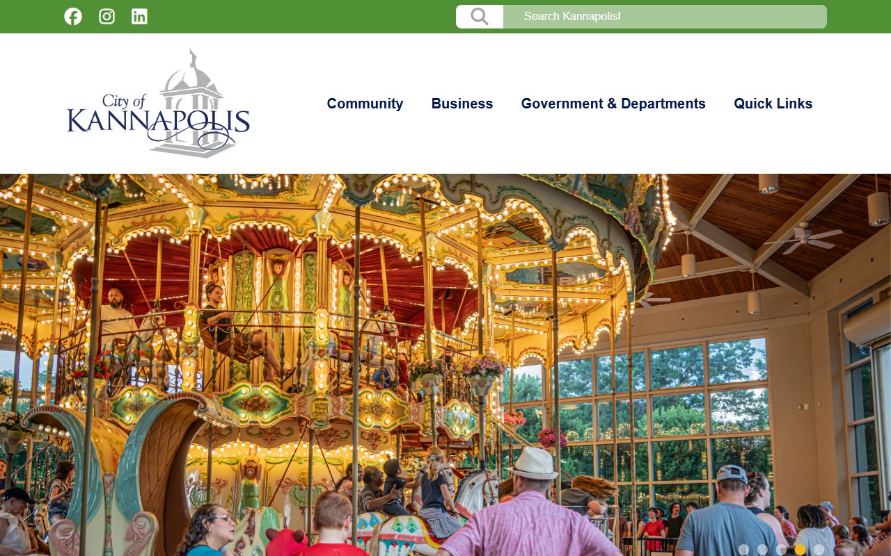 City of Kannapolis official website for municipal services