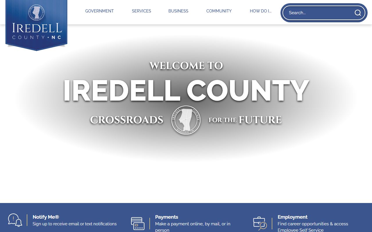 Iredell County government website civil court records