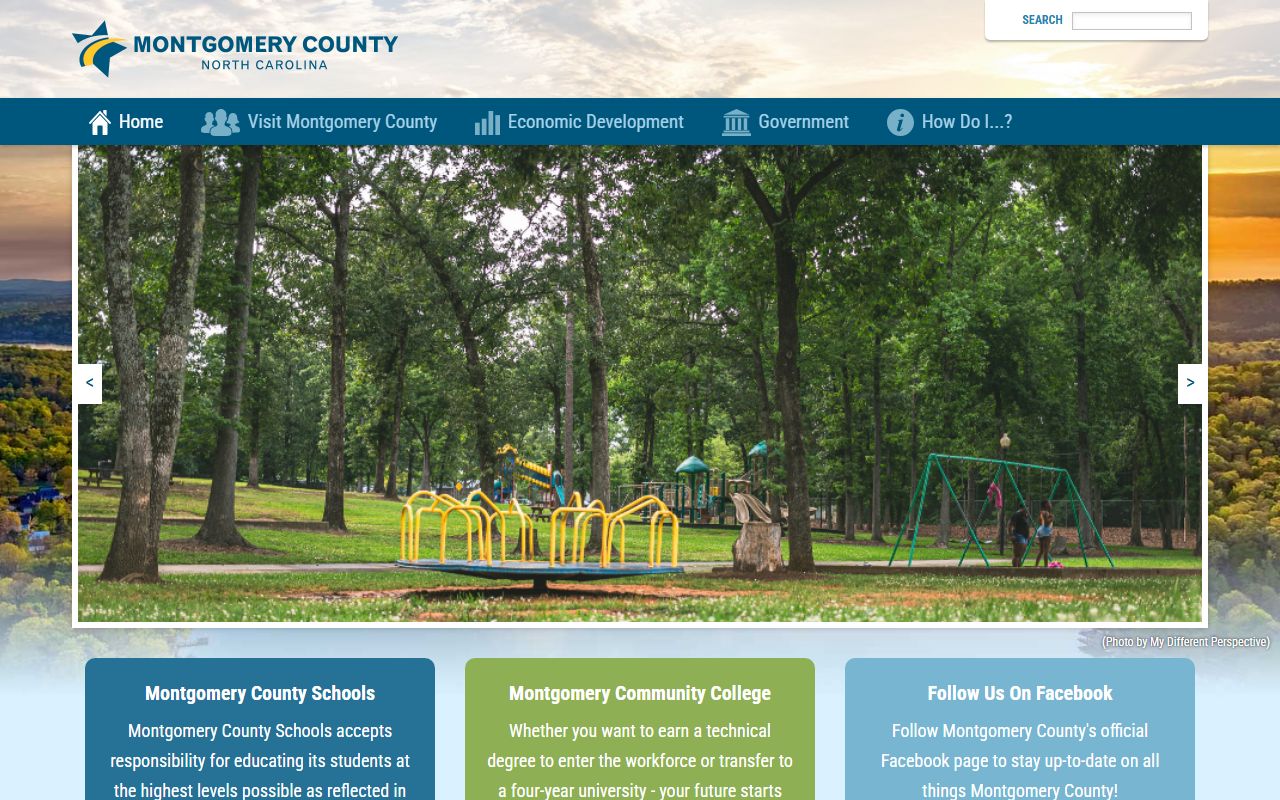 Montgomery County government website with links to civil court records services in Troy North Carolina